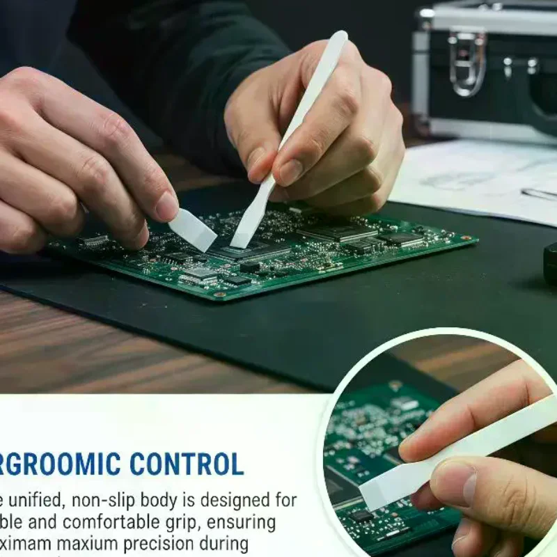 Insulated Thin Ceramic Scraper, BGA Solder Paste Spatula, Motherboard Chip Repair Stirring & Tin Planting Scraper