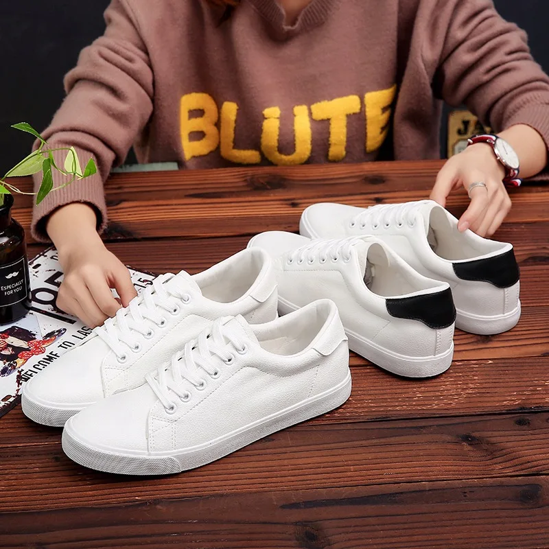 Spring Summer Shoes Men Sneakers Casual Soft Leather Men Shoes Brand Fashion Male White Shoes KA1188