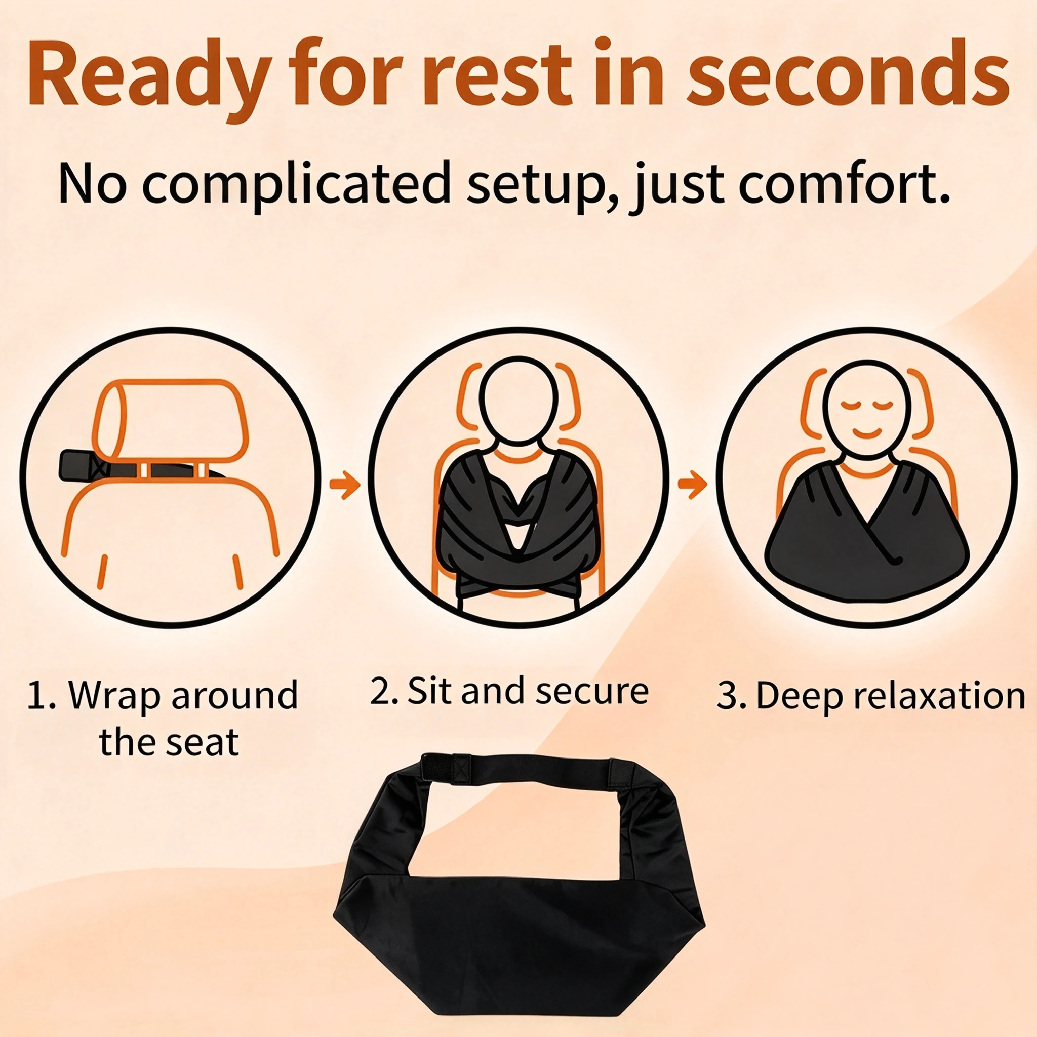 Sistem Penyangga Tidur Pesawat - Travel Accessories Long Flight ulasan dan harga