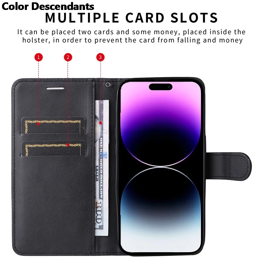 Fashion leather Wallet Case for Samsung Galaxy A20 A21S A22 4G A30 A31 A32 5G A42 A50 A51 A52 A36 A26 A55 A56 A06 A05S A16 Cover