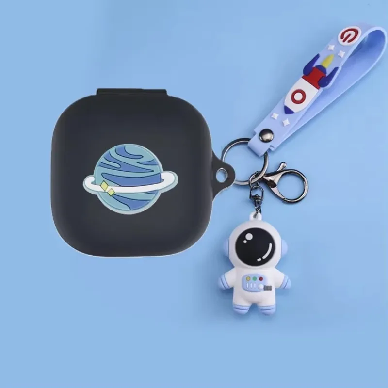 Для anker Soundcore AeroFit/AeroFitPro/Aero чехол-клипса с мультяшной собакой/милый персик/динозавр силиконовый чехол для наушников Bluetooth