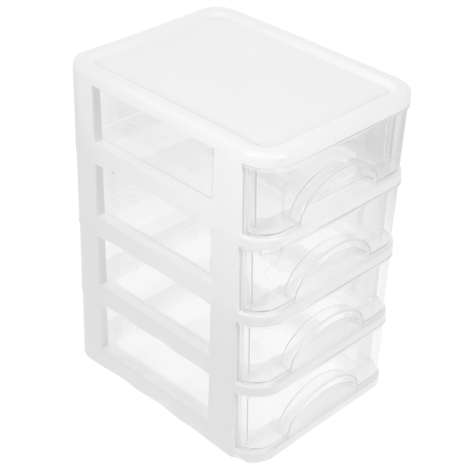 

Desk Organizer Tabletop Storage Case Plastic Bins for Shelves Drawer Box Practical Desktop Container Makeup Office