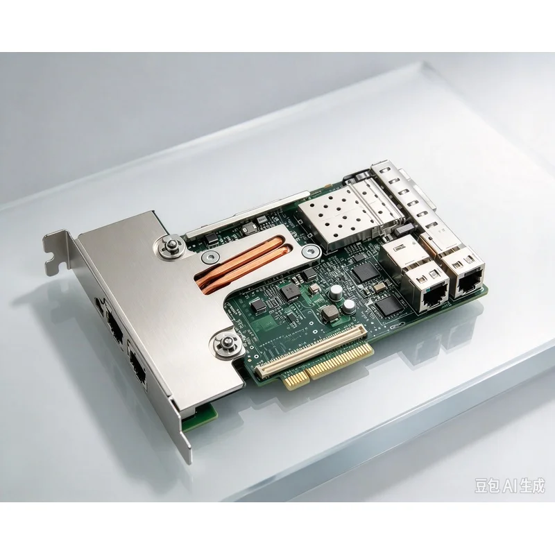 Interface Controller for Dell 165T0 10G/GbE 2+2P 57800 R630 R730 Dual Optical & Dual Electrical Ports, Original Not New