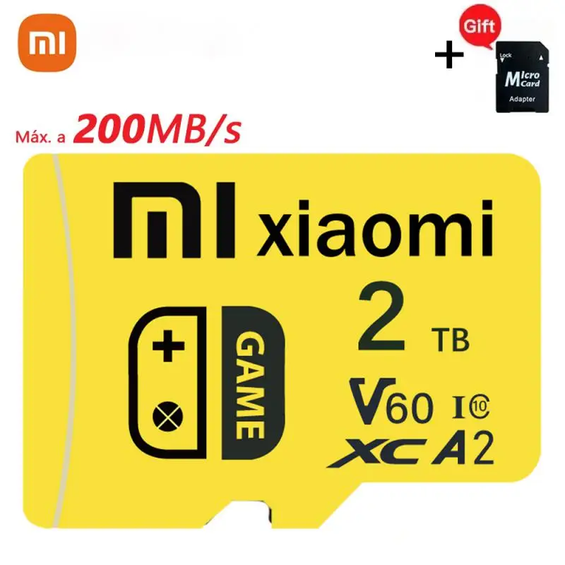 Xiaomi-tarjeta de memoria Original de 2TB, 1TB, 512GB, 256GB, Class10, Mini tarjeta TF, U1, SD, para teléfonos móviles, dispositivos de coche, ordenadores, Drones