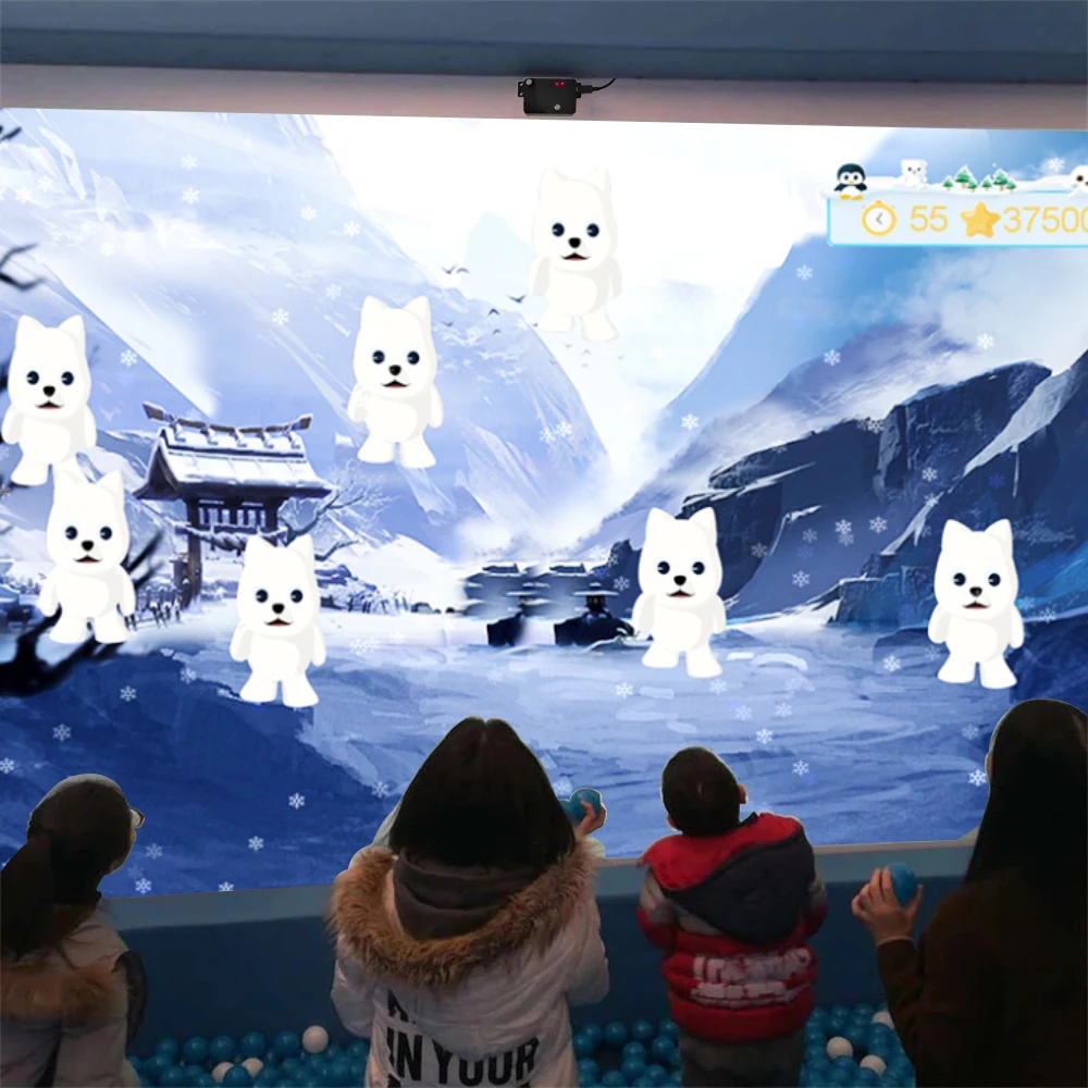 Infrared digital whiteboard multi-touch smart classroom interactive whiteboard touch interactive wall game