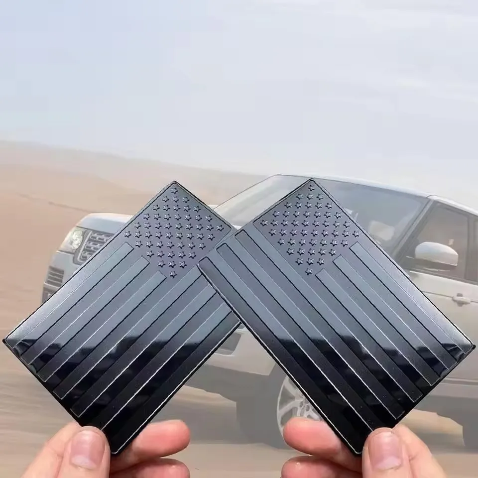 The American flag car sticker is suitable for American pickup trucks, off-road vehicles, and a pair of rear fender stickers