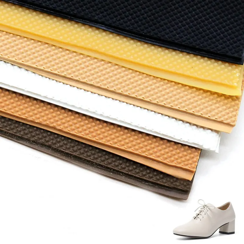 Wear-resistant Rubber Sole 37x14cm Outsole Repair Patches Anti-slip Shoe Soles Protective Pads Cuttable Shoe Accessories