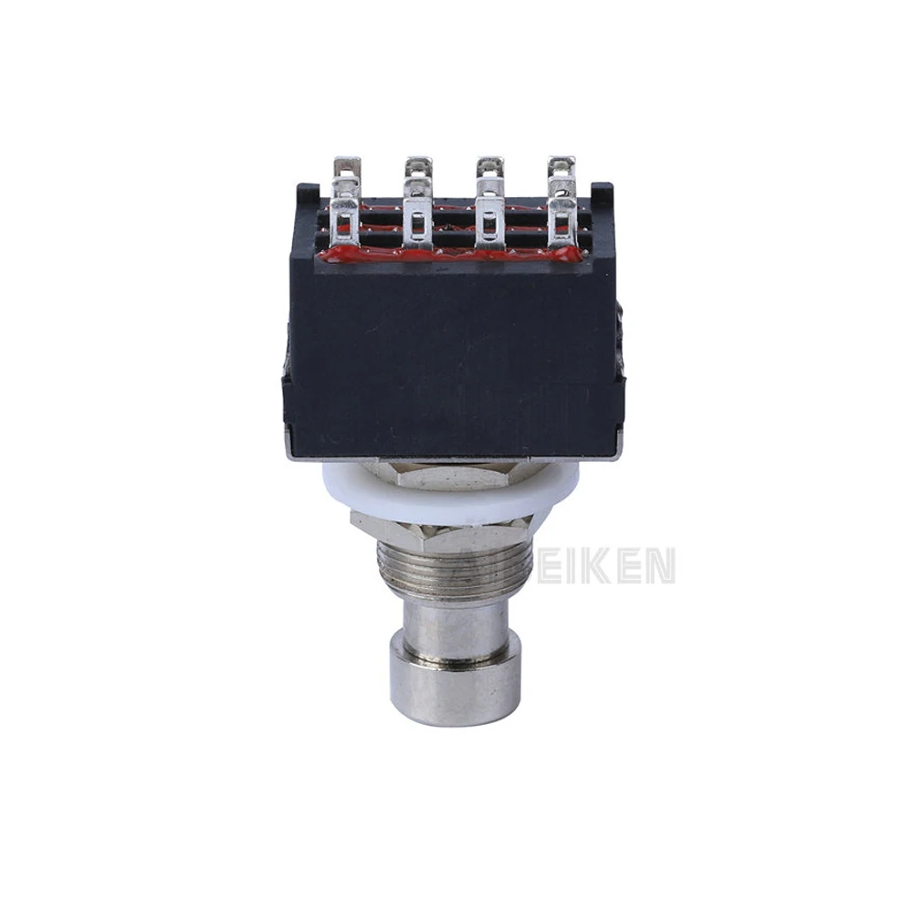 PBS-24-402 12MM Toggle Switch 4PDT 12 Pins 2 Positions ON ON Latch/Momentary 3A/250V 5A/125VAC M12 Thread Diameter Panel Mount