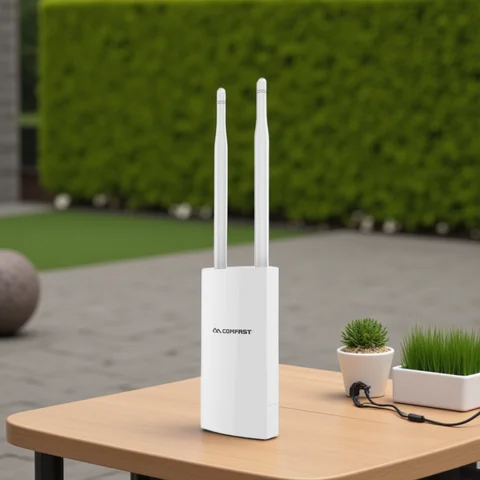 Comfast AC1200 Outdoor Access Point High Power 2.4G 5GHz Gigabit Router AP Repeater Long Range WiFi Antenna For Street Garden