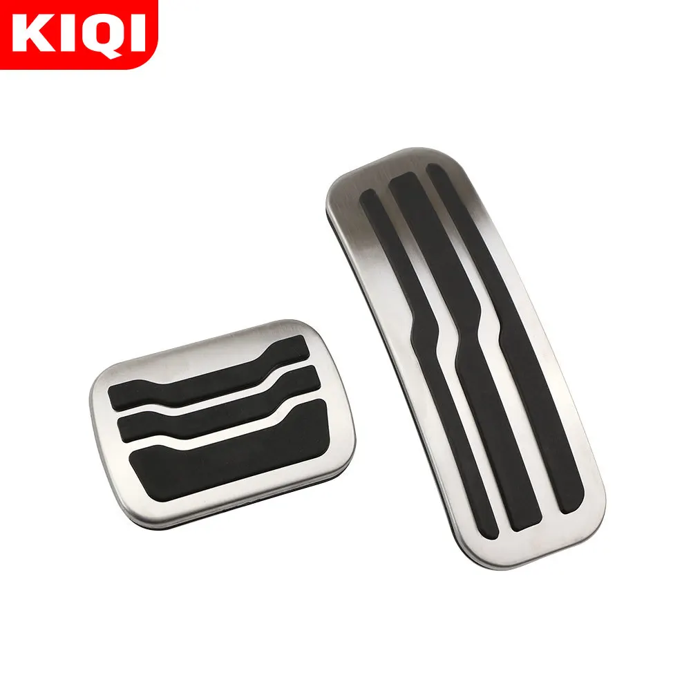 Stainless Steel Brake Accelerator Pedals Gas Plate Pedal Cover for Ford Explorer 2011 2012 2013 2014 2015 2016 2017 2018 2019