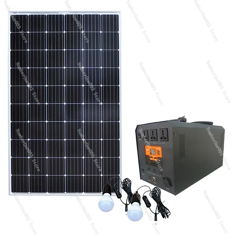 Outdoor Portable Energy Storage Power Kit, Home Solar Photovoltaic Power Generation System