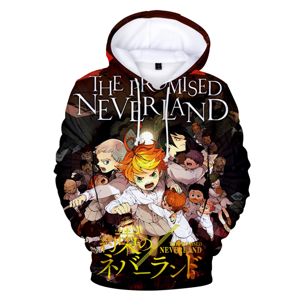 The Promised Neverland 3D Printed Hoodie Women/Mens Fashion Long Sleeve Hooded Sweatshirt Hot Sale Casual Streetwear pullover