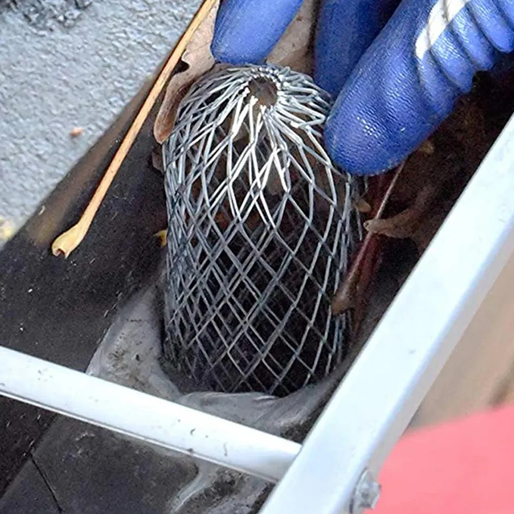 Easy Installation Expanded Filter Easy Installation Long Lasting Use Made Of Aluminum Suitable For Most Downspout S