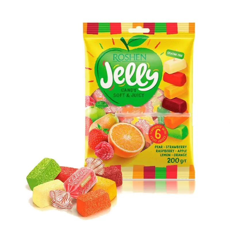 Caramelos de Goma Surtido de Frutas Roshen 1kg