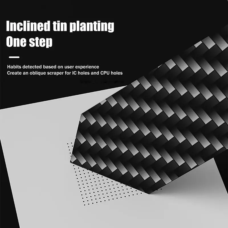 إصلاح الإلكترونيات تفكيك الأدوات اليدوية ألياف الكربون غير المغناطيسي كشط التحديق أداة مجموعة ورقة للهاتف المحمول #4