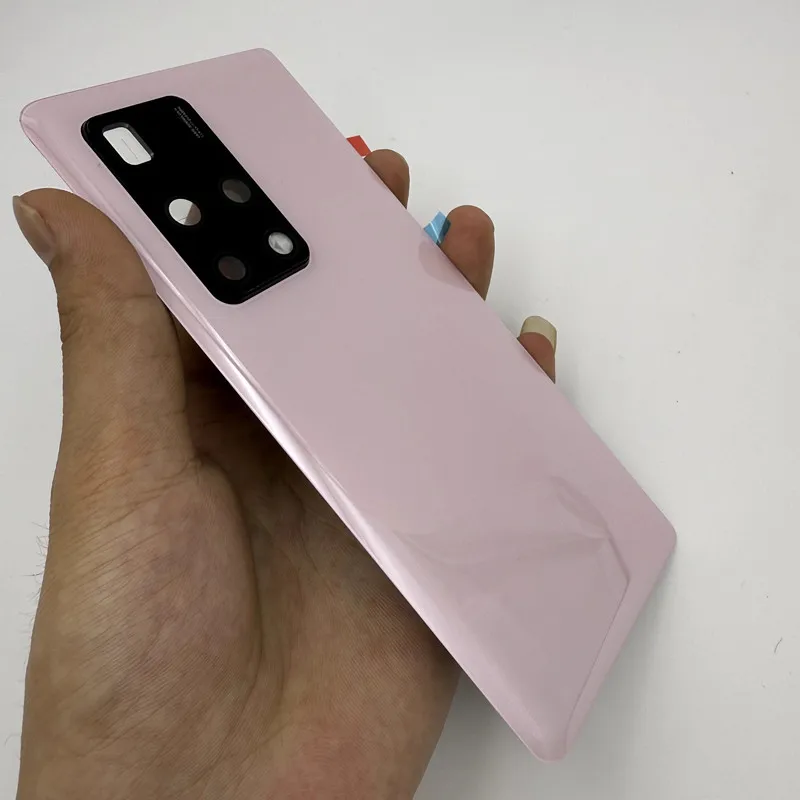 MateX2 X 2 Battery Back Cover For Huawei Mate X2 Rear Glass Housing Case Replace Repair Spare Parts + Camera Lens TET-AN00