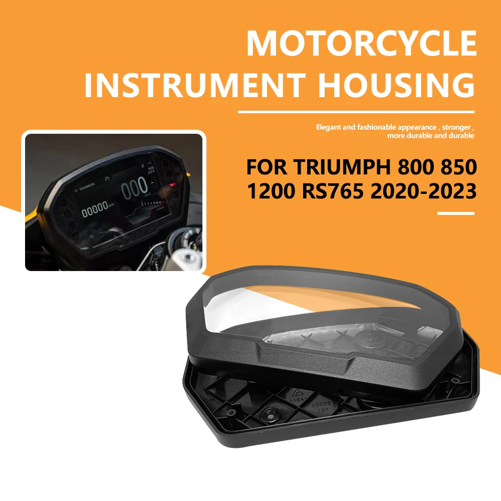 

For Triumph 800 850 1200 RS765 2020 2021 2022 2023 Speedometer Instrument Case Gauge Odometer Tachometer Housing Cover