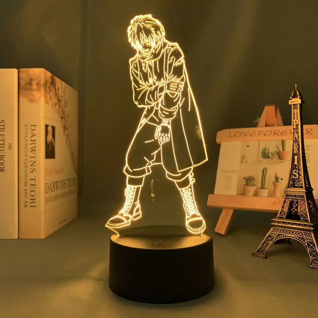 Anime DRAMAtical Murder Seragaki Aoba Acrylic Remote Control Night Light Cartoon LED Lamp Bedroom Living Room Decor Xmas Gift - view 3