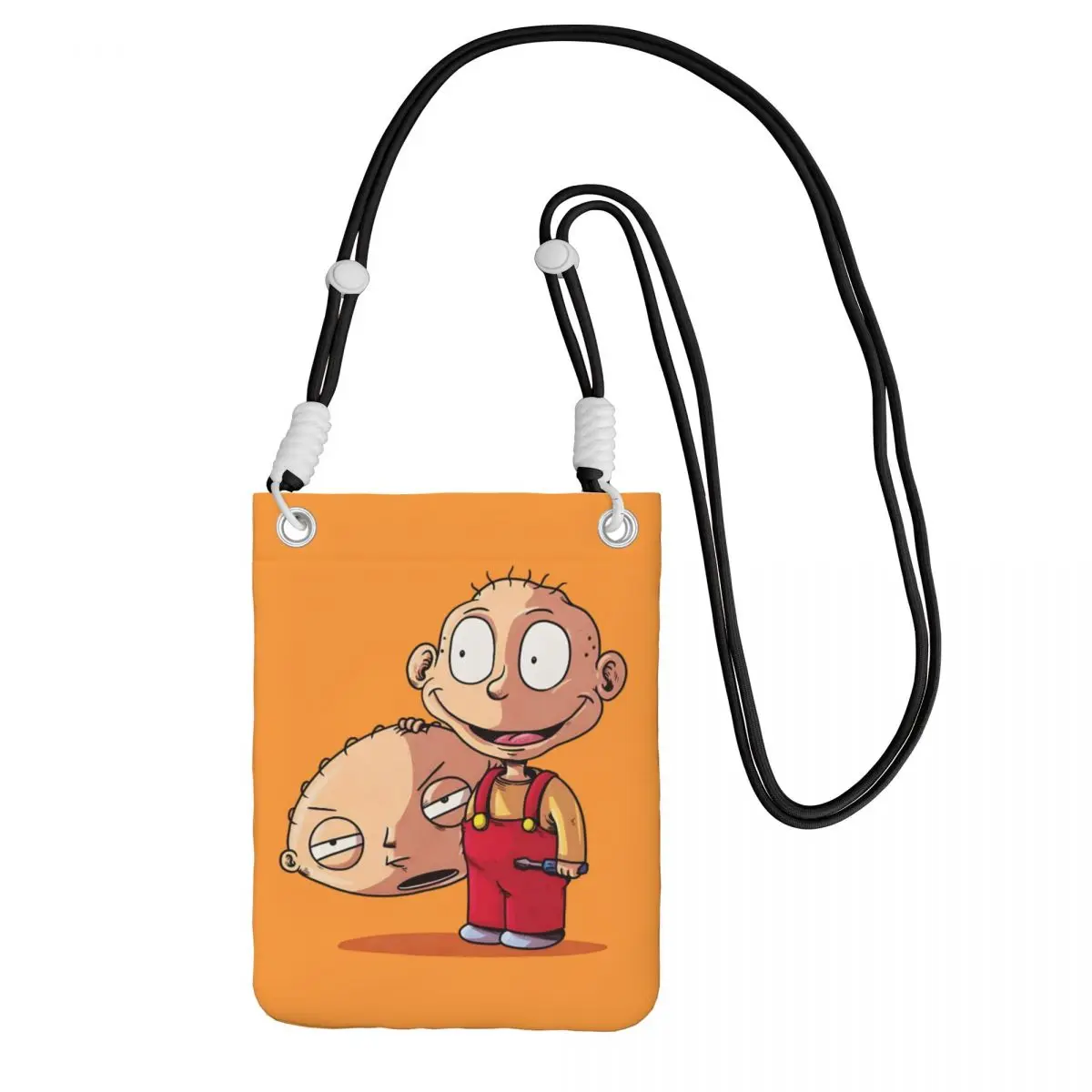 

Сумка для мобильного телефона на заказ R-Rugrats Carry A, диагональная сумка для мужчин и женщин с анимацией приключений, сумка для мобильного телефона на велосипеде, сумка для денег