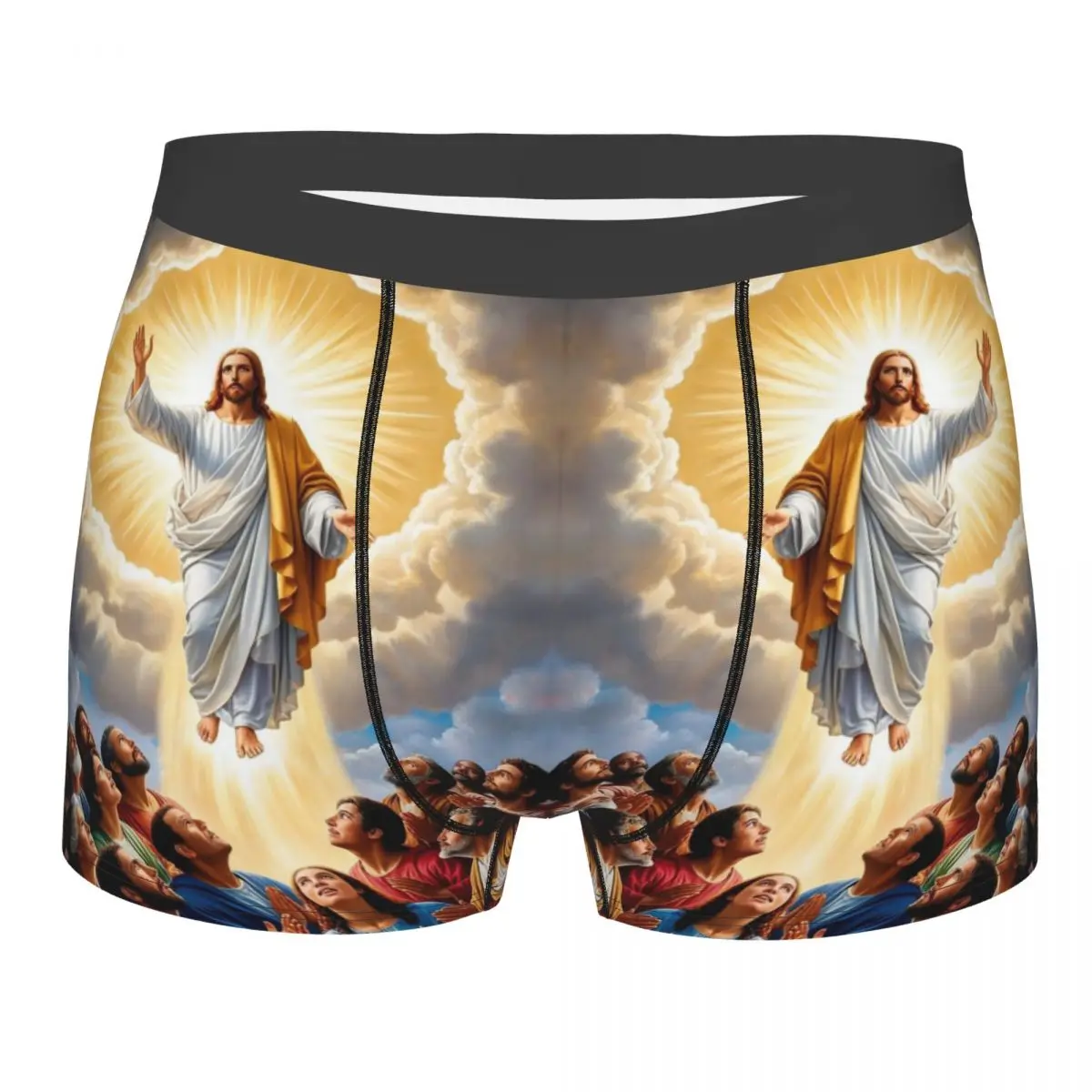 

Custom Sexy Myth Jesus Boxers Shorts Panties Men's Underpants Breathable Briefs Underwear