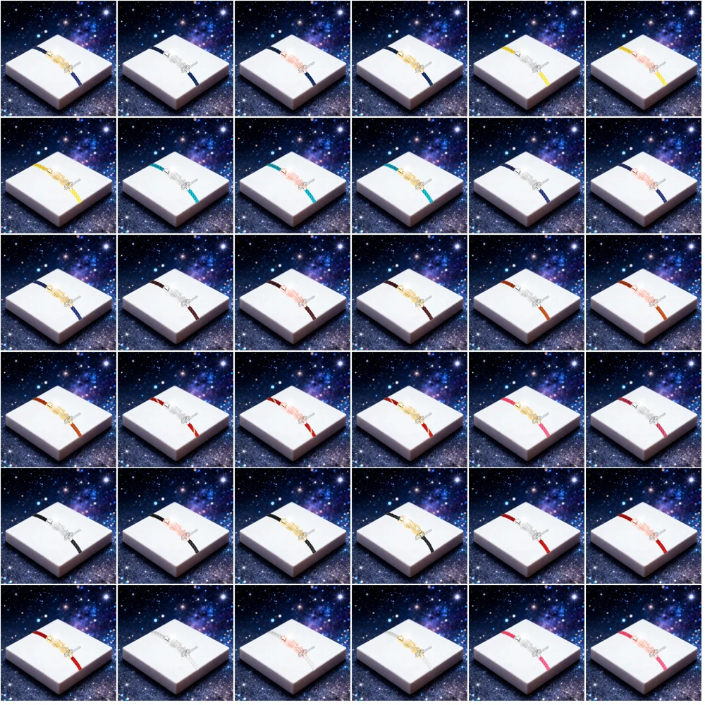 

KUXM New 925 Silver Half Zircon M Eight Character Buckle BlueRed Bracelet Female Daily Wear Party Gifts Luxurious Couple Jewelry