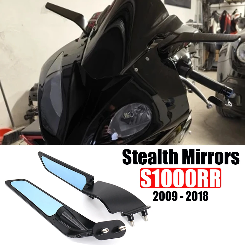 

S1000RR Motorcycle Rotating Fixed Rearview Mirror For BMW S 1000 RR S1000 RR 2009-2018 Stealth Mirrors Adjustable Winglet Mirror