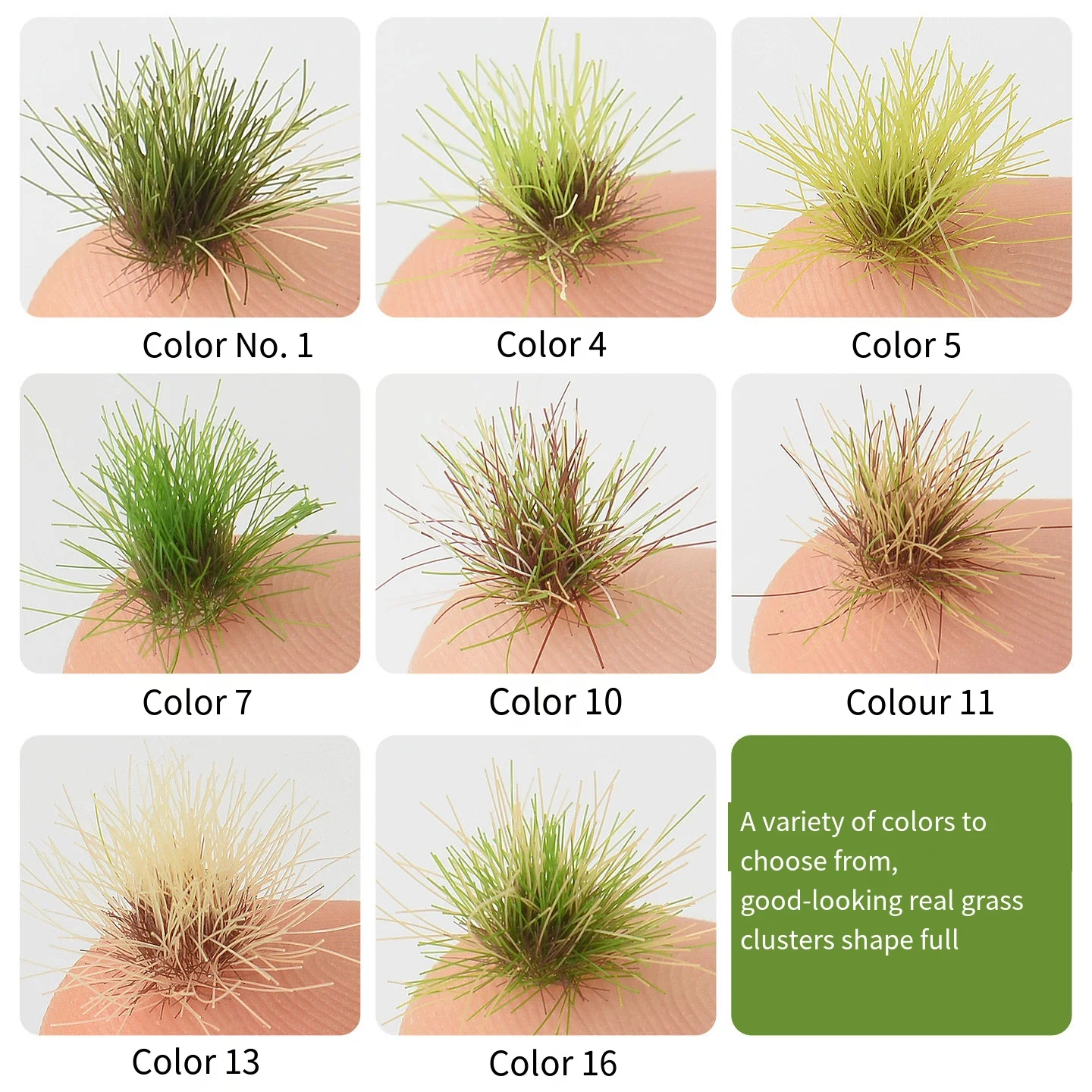 DIY Model Grass Tufts Green Simulation Boxed for Micro Landscape Sand Table Scenery Handmade Hobby Supplies view 3