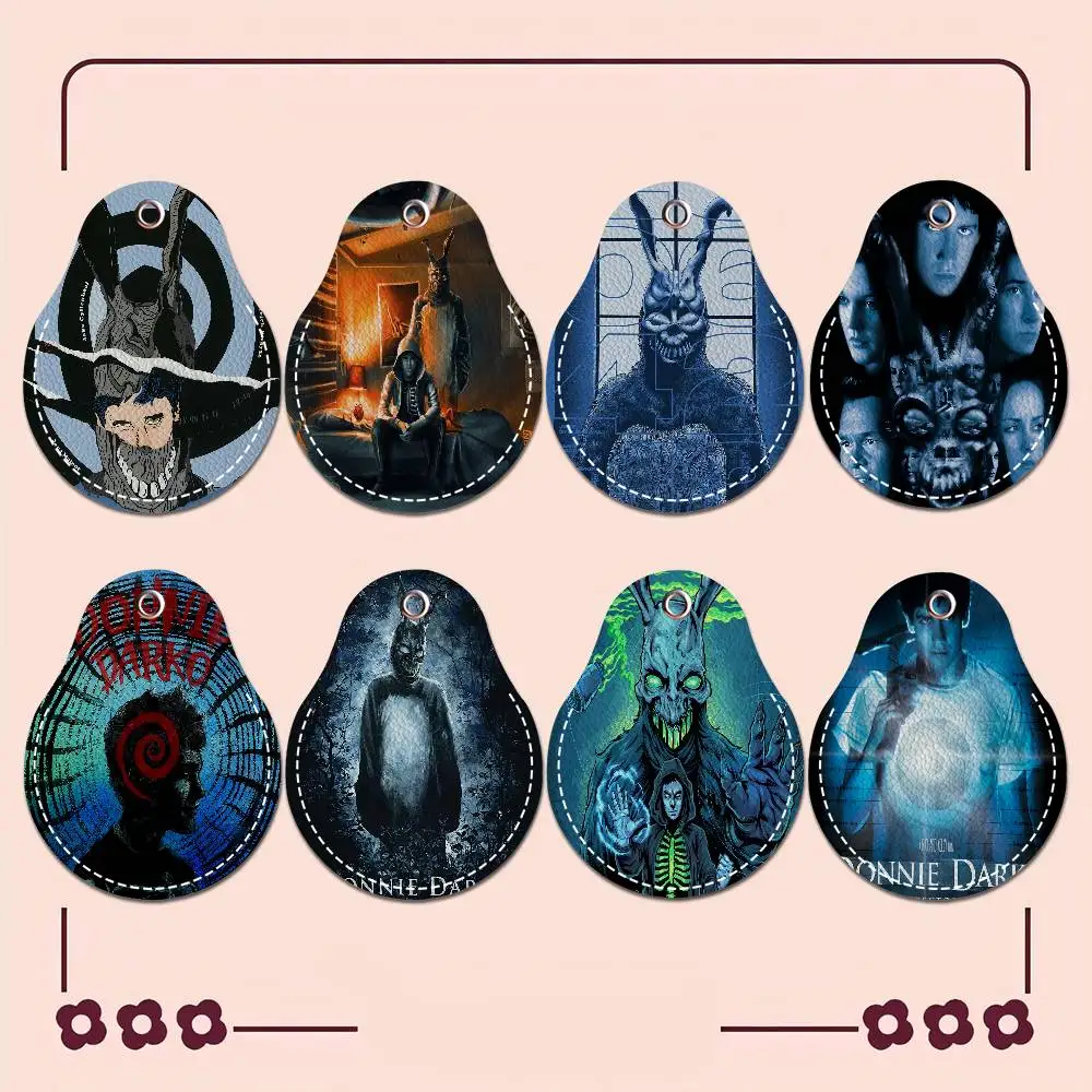 فيلم دوني داركو بو الجلود حامل البطاقة المفاتيح حلقة رئيسية باب الوصول العلامات حالة المفاتيح بطاقة الوصول حقيبة مفتاح العلامة الدائري #1