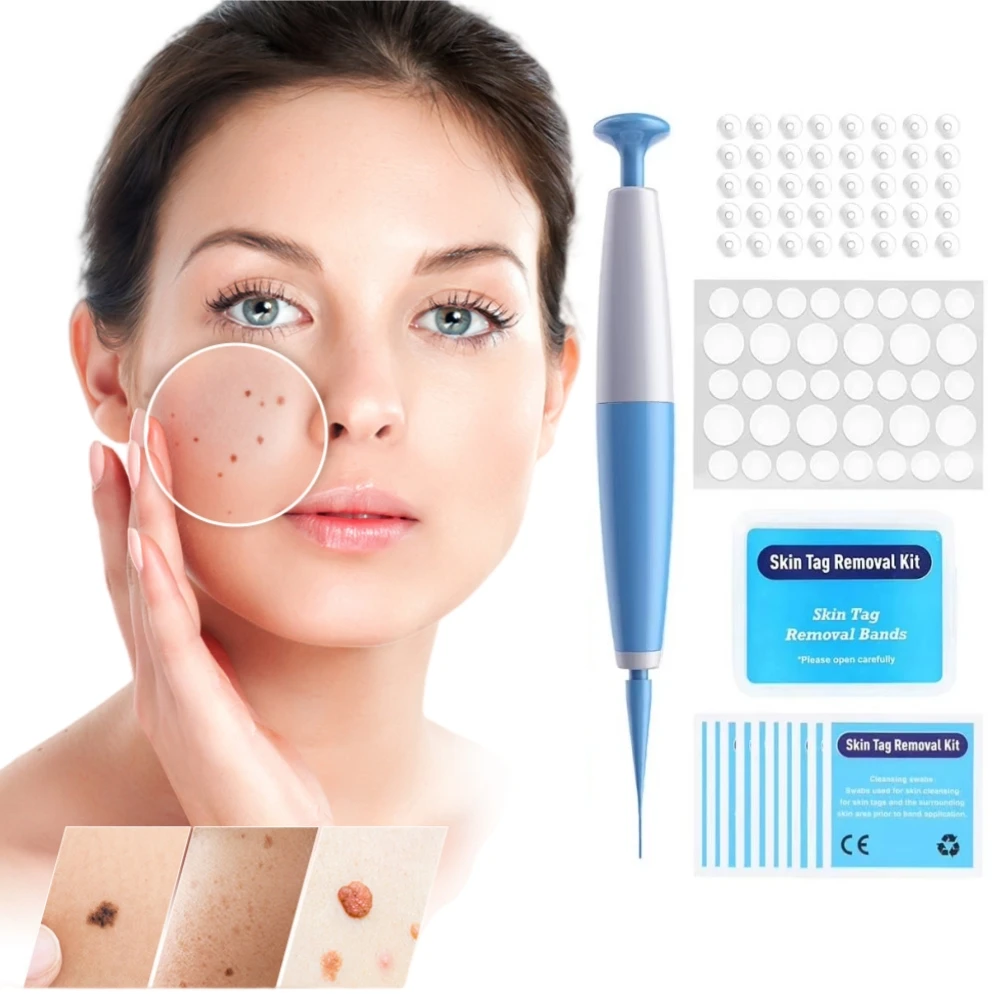 

Безболезненная ручка для удаления бородавок, набор для удаления меток на коже, набор ручек для удаления бородавок от родинок, прыщей, очищающие тампоны, инструмент для ухода за красотой тела
