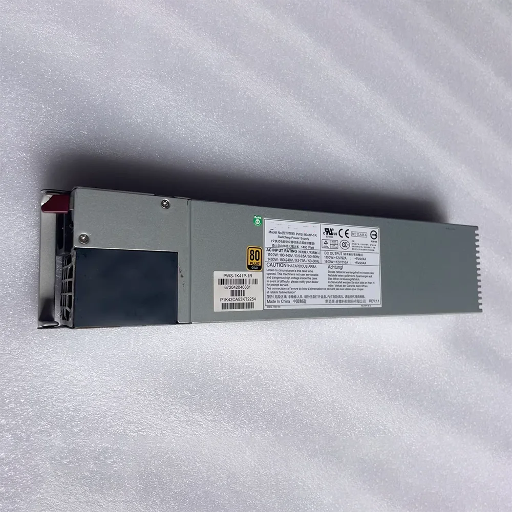 PWS-1K41P-1R 1400W Hot Swap Power Supply For Supermicro 6026TT-HTRF