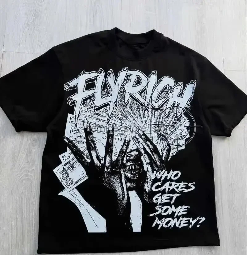 2026 Herrenkleidung Unisex Y2k Harajuku Streetwear Herrenmode Neues Print-Design Hemd Retro Hip-Hop Trend T-Shirt Y2k Sommer – Detail 5