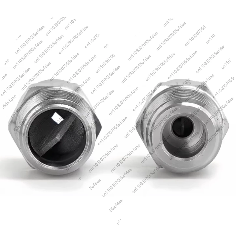 1pc stainless steel 3-point external thread solid conical nozzle high compression solid water atomizing sprinkler head