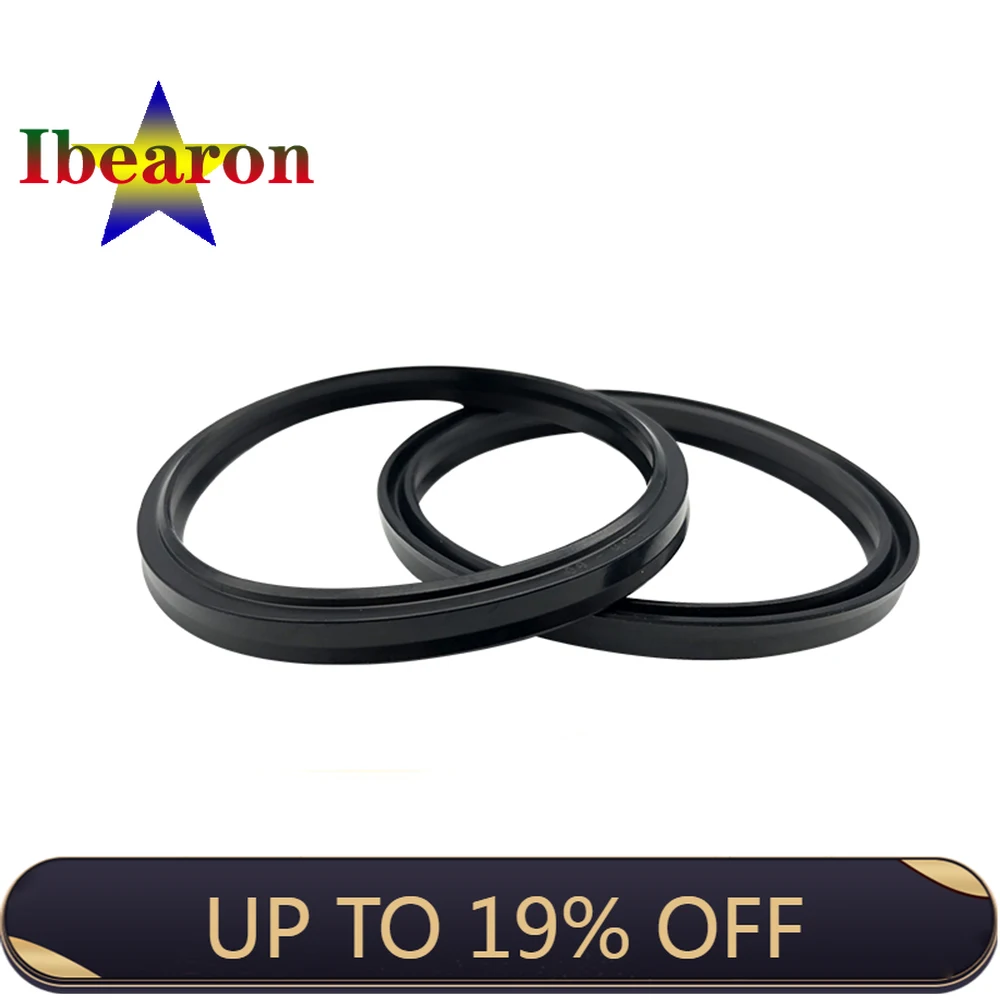 5PCS LBH-53 LBH-55 LBH-56 LBH-58 LBH-60 LBH-63 LBH-65 LBH-67 LBH-70 Wiper Seals Hydraulic Double lip Dust Seal NBR