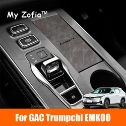 For GAC Trumpchi EMKOO 2023 2024 2025 Car Door Central Console Water Cup Storage Box Gate Groove Slot Mats Leather Accessories