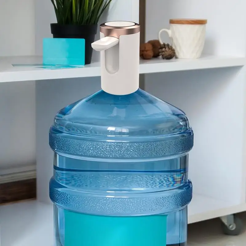 Gallon Pump Dispenser Water Bottle Dispenser Pump Electric Automatic Press For Kitchen Counter Drinking Party Camping Outdoor