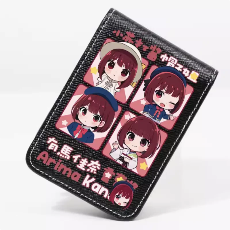 Anime OSHI NO KO Arima Kana Cartoon modne portfele torebka z PU etui na karty saszetka na pieniądze prezent B1683 Cosplay