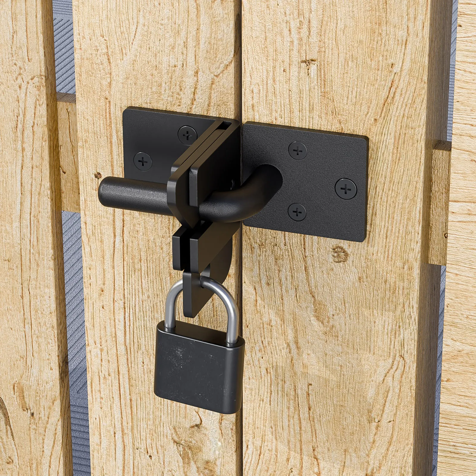 Cerradura para puerta de valla de servicio pesado CCJH, duradera y a prueba de humedad, cerradura para puerta de jardín