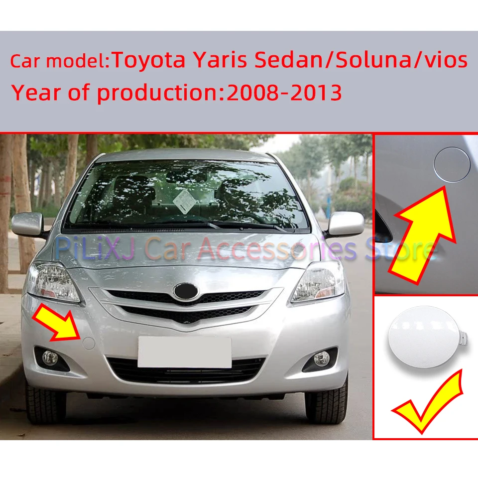 Hauling Trailer Shell Bumper Decoration Cap Front Bumper Towing Hook Trim Cover For Toyota Soluna Vios Yaris Sedan 2008-2013