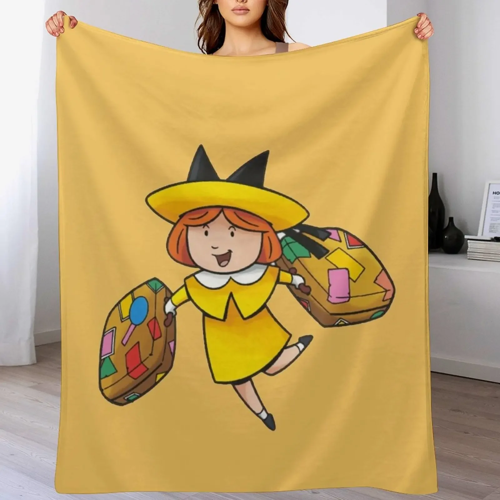 

Madeline Fogg Throw Blanket Giant Sofa Summer Beddings cosplay anime Hair Blankets