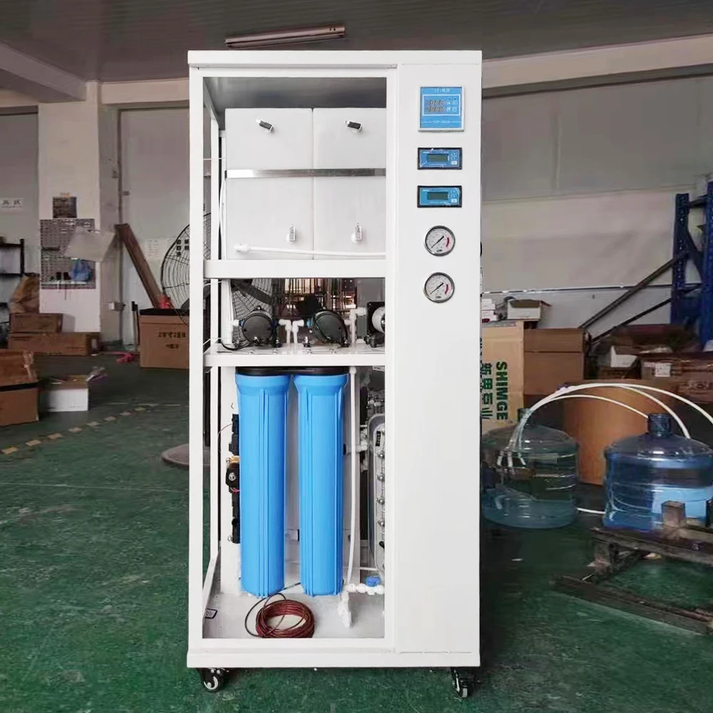 مختبر 18MΩ آلة RO للمياه النقية للغاية عيادة المياه النقية عن طريق الفم مزيل الأيونات EDI معدات معالجة المياه فائقة النقاء