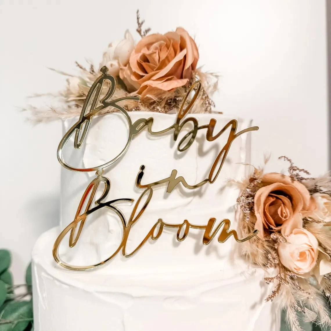 Подвеска для торта Baby in Bloom, Топпер для детского душа, Топпер для торта на заказ, Акриловая табличка для торта, Декор для торта, определение пола Подвеска для торта Baby in Bloom, Топпер для детского душа, Топпер для торта на заказ, Акриловая табличка для торта, Декор для торта, определение пола