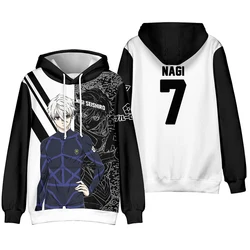 Anime Blue Lock 3D Print Hoodies Men Women Fashion Streetwear Oversized Sweatshirts Hoodie Kids Pullovers Tracksuit Man Clothing