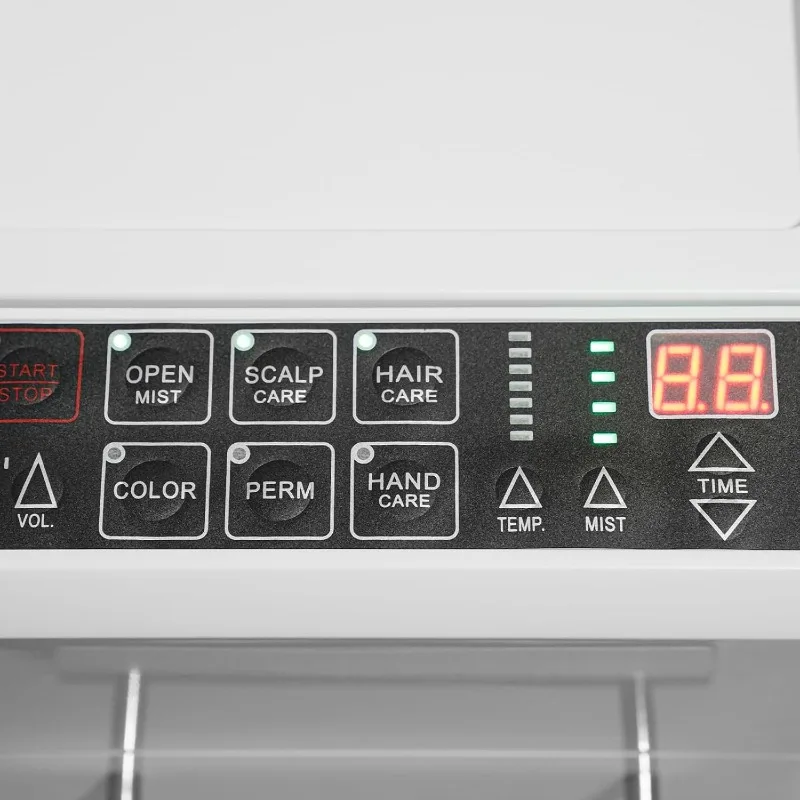 Отпариватель для волос Nano Micro Mist, стоячий отпариватель для волос, глубокий кондиционер, паровой колпачок для волос с капюшоном, отпариватель Micro Mist с подогревом