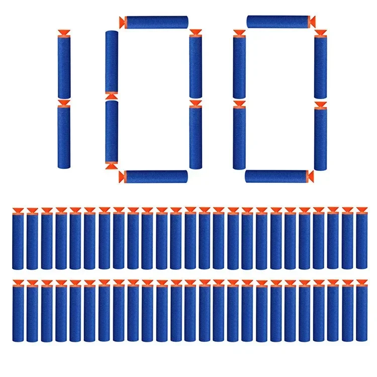 Schuim Kogels Hoge Kwaliteit 7.2 Cm Refill Darts Speelgoed Pistool Kogels Sucker Kogels Voor Nerf Gun Serie Blasters Xmas Kid kinderen Gift