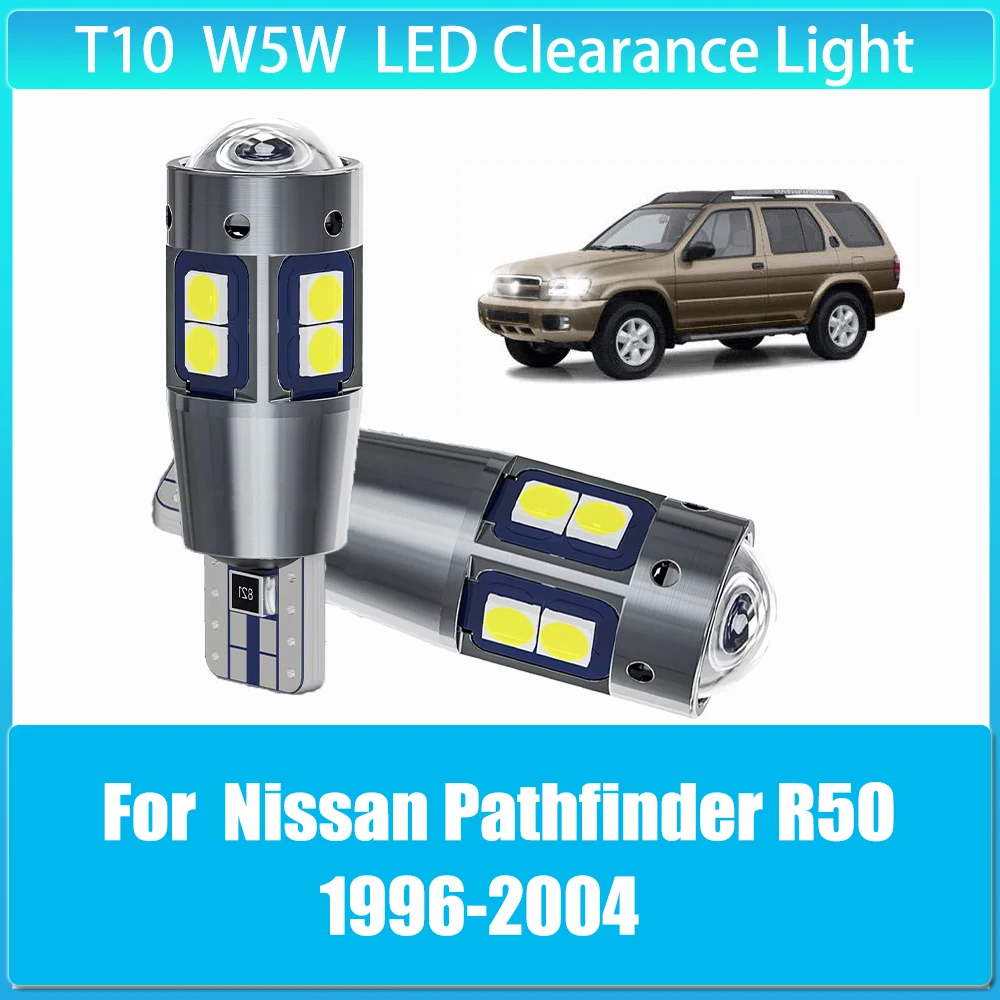 

2pcs LED Clearance Light Parking Bulb Lamp W5W T10 194 5W5 Canbus for Nissan Navara D23 2015 2016 2017 2018 2019 2020 2021