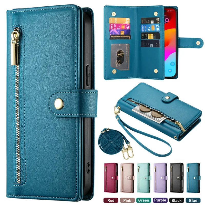 כבוד x6b x6i x6b במקרה יוקרה ארנק כרטיס קרוסאוויה lanyard טלפון בעל פונדה לכבד x6a hono x6 ב x 6 ב כיסוי להעיף