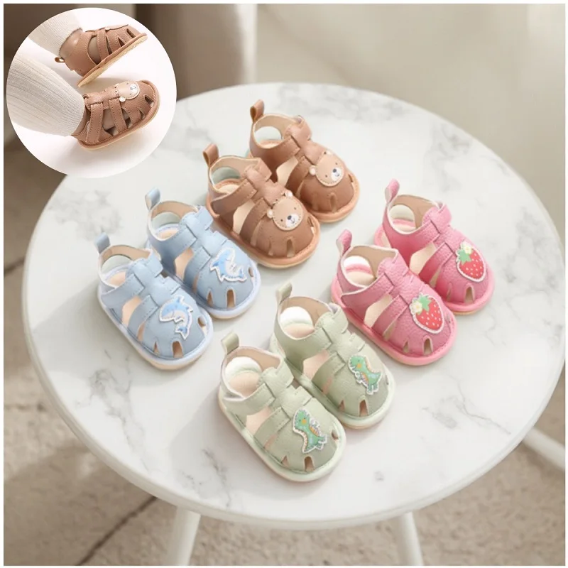 

HAIZHIW Summer Baby Boys Girls Sandals Children Beach Sandals Cartoon Infant Toddler Shoes Comfortable Rubber Sole Shoes