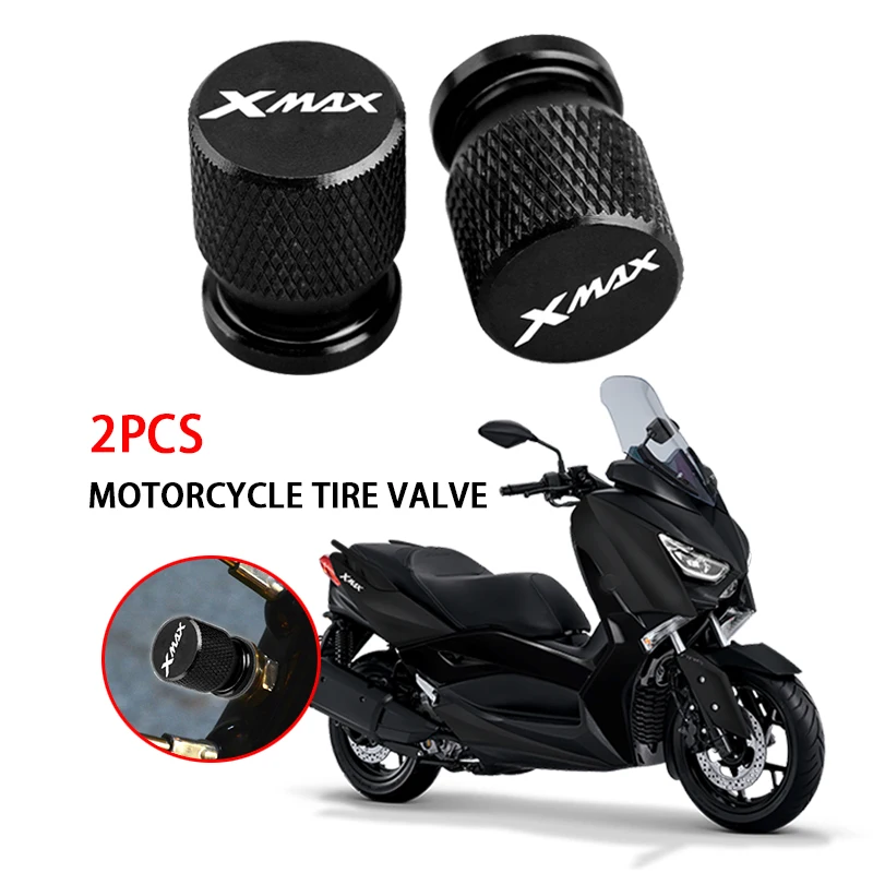 2 Pcs Motorcycle Accessories Metal Tire Valve Air Port Stem Cover Caps For YAMAHA XMAX 300 125 Xmax300 Xmax250 XMAX400 Xmax125