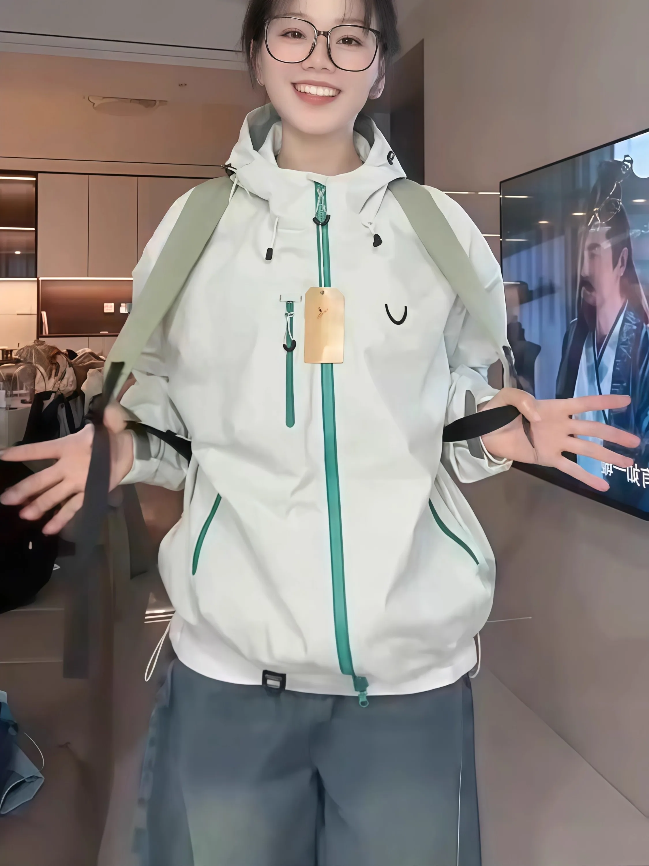 

Ветрозащитное водонепроницаемое весенне-осеннее мужское свободное повседневное пальто с капюшоном, модная высококачественная верхняя одежда для пар