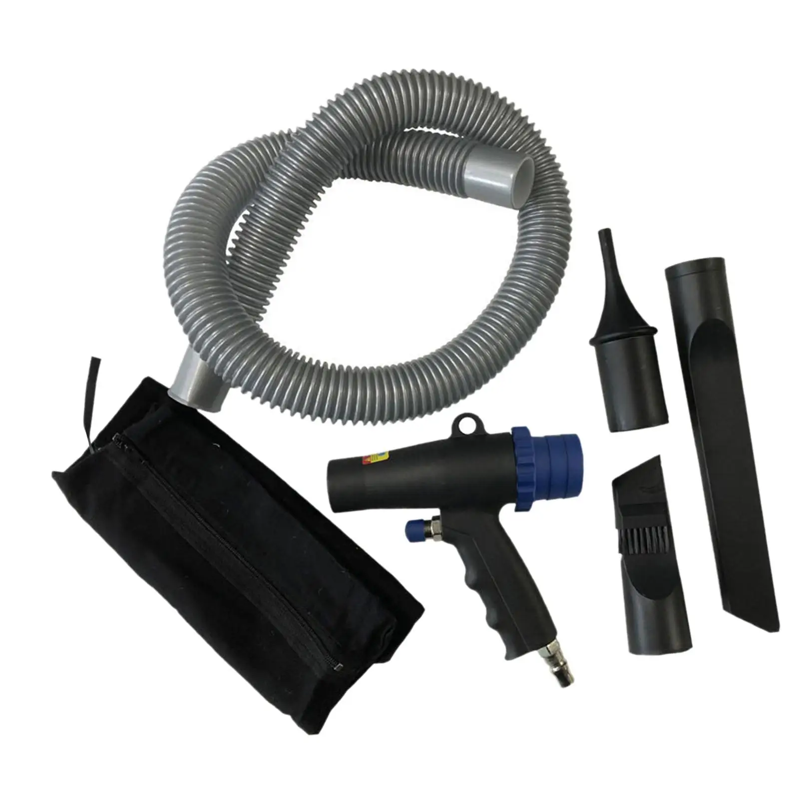 

Air Duster Compressor Pneumatic Air Vacuum Blow Suction Kit for Vacuum and Duster 2 in 1 Cordless Air Duster Air Blower Cleaner